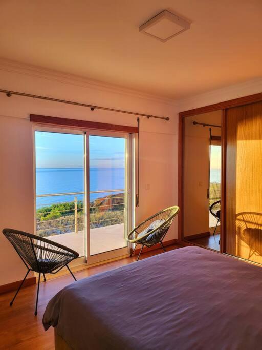 Appartement Nazare Uninterrupted Views And Sounds Of The Sea à Pataias Extérieur photo