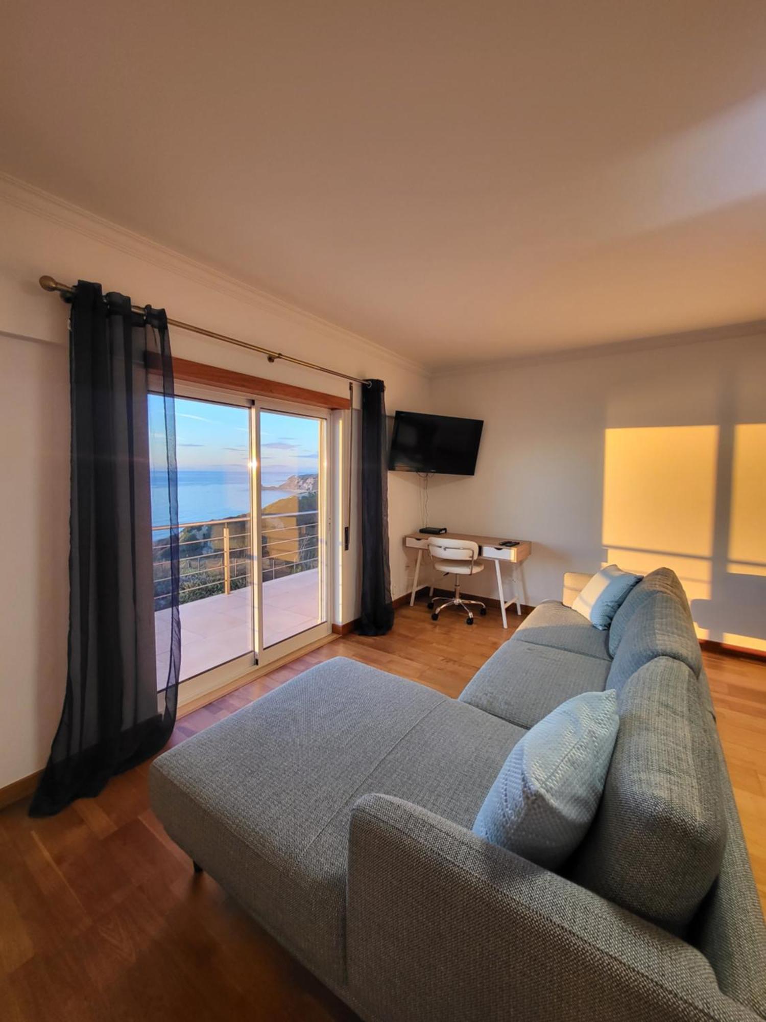 Appartement Nazare Uninterrupted Views And Sounds Of The Sea à Pataias Extérieur photo