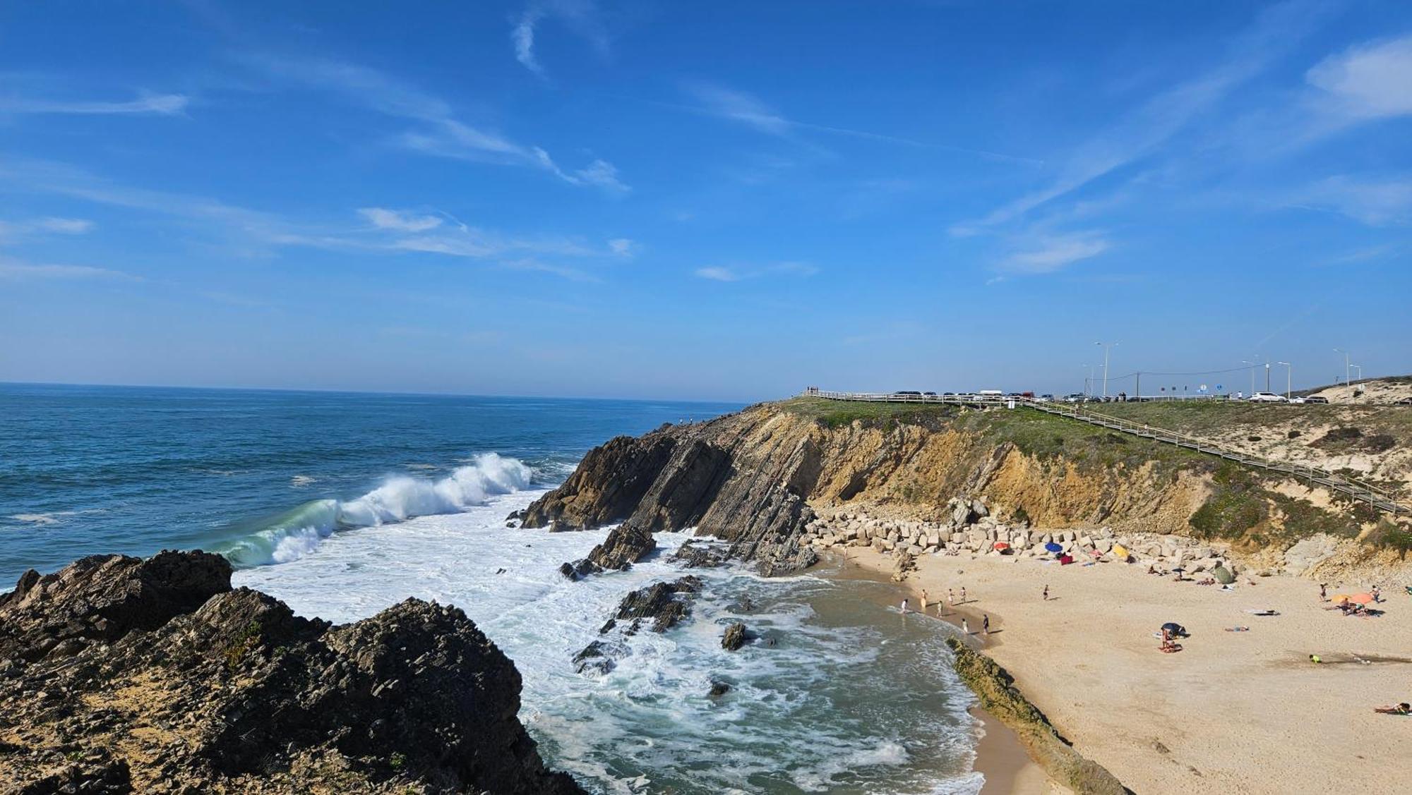 Appartement Nazare Uninterrupted Views And Sounds Of The Sea à Pataias Extérieur photo